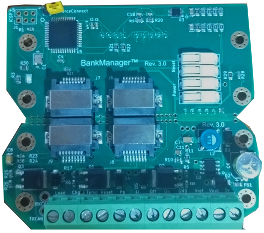 BankManager™ Gen 3 North/South Board with DuPont wires